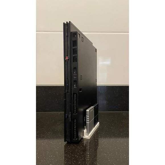 Sony PlayStation 2 PS2 Slim Vertical Console Stand and Memory Card Holder System - Picture 2 of 3